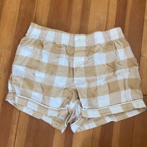Super cozy Gap Body plaid pajama shorts - size XS petite